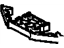 GM 10432135 Retainer, Hydraulic Brake Pipe