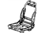 GM 15850049 Frame, Front Seat Back, Driver Side GM 15850049 Frame, Front Seat Back, Driver Side