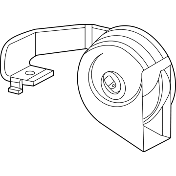 GM 84849440 Horn Assembly, Single (High Note)