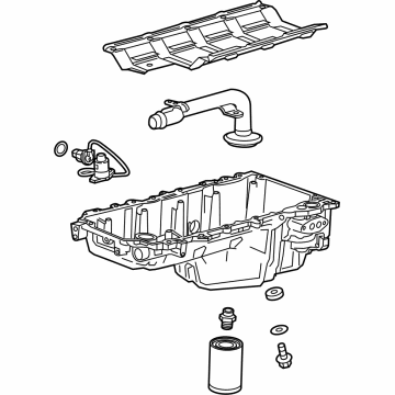 GMC 12707243 Oil Pan