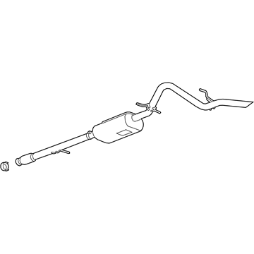 GM 85652524 MUFFLER ASM-EXH (W/ EXH PIPE)