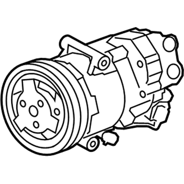 GM 13414020 Compressor, Air Conditioner