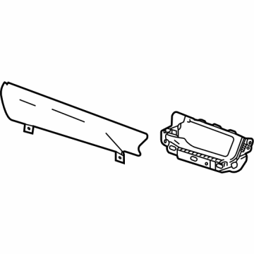 GM 84909109 Applique Assembly, I/P Ctr Tr Plt *Pandion Ash