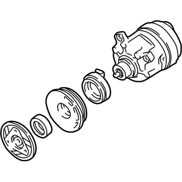 GM 89019206 Air Conditioner Compressor Assembly