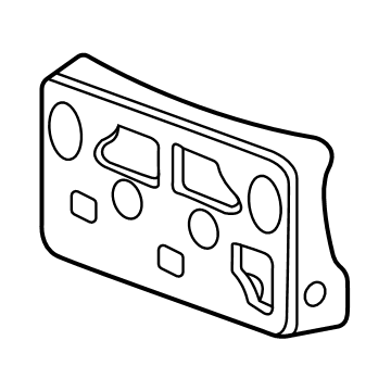 Cadillac 84450649 License Bracket