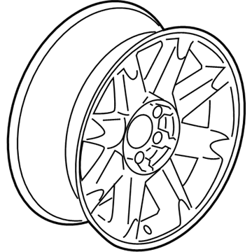 GMC 9595662 Wheel, Alloy