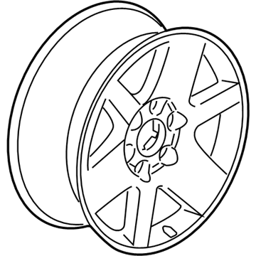 GMC 9595664 Wheel, Alloy