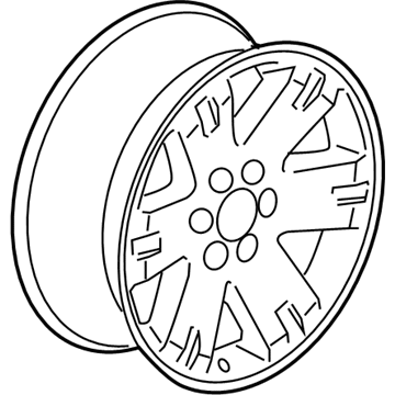 GMC 9596387 Wheel, Alloy