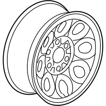 GMC 9595246 Wheel, Steel