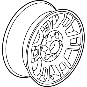 GMC 9595382 Wheel, Alloy