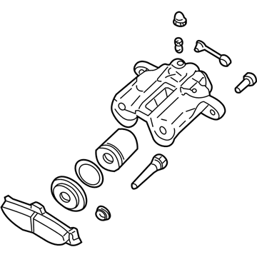 2007 Cadillac SRX Brake Calipers - 89047677