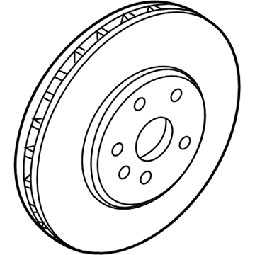 2007 Cadillac SRX Brake Disc - 19303819