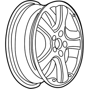 Pontiac 9595752 Wheel, Alloy