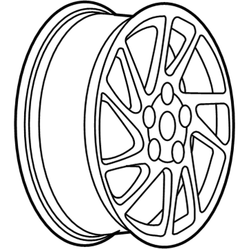 Pontiac 9594218 Wheel, Alloy