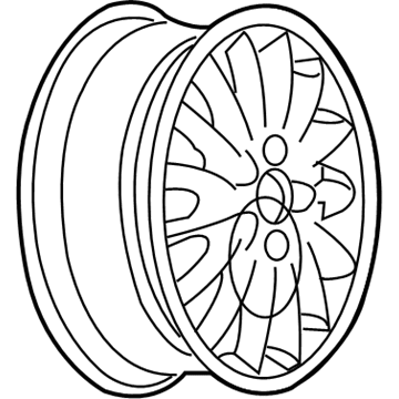 Pontiac 9594250 Wheel, Alloy