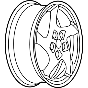 Pontiac 9594216 Wheel, Alloy