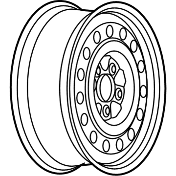 Pontiac 9595642 Wheel, Steel