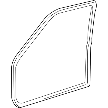 GM 15758703 Weatherstrip,Front Side Door