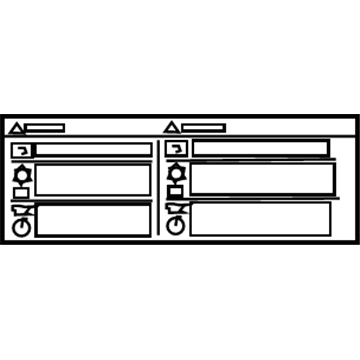 Buick 25888499 A/C Label