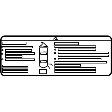 Buick 22741757 Caution Label