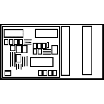 GM 25902309 Label, Rear Body Fuse Block