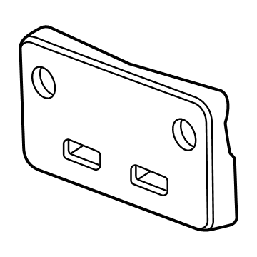 GM 84783131 BRACKET ASM-FRT LIC PLT