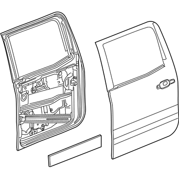 Chevy 85547107 Door Shell