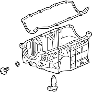 Chevy 12603201 Oil Pan