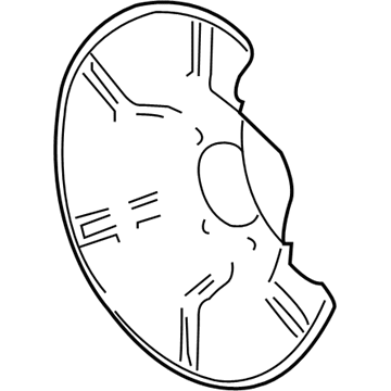 GM 15181174 Shield, Rear Brake