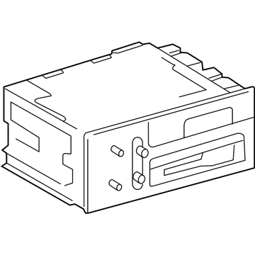 GM 15850275 Radio Assembly, Amplitude Modulation/Frequency Modulation Stereo & Clock & Audio Disc