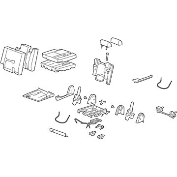 Chevy 15925494 Seat Assembly