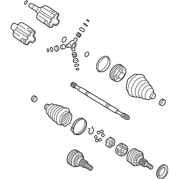 GM 26045773 Front Wheel Drive Shaft Kit