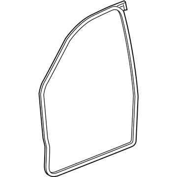 GM 23277123 Weatherstrip Assembly, Front Side Door (Door Side)