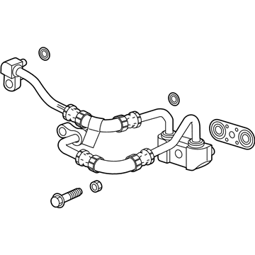 GMC Sierra 1500 Transmission Oil Cooler Hose - 24289109