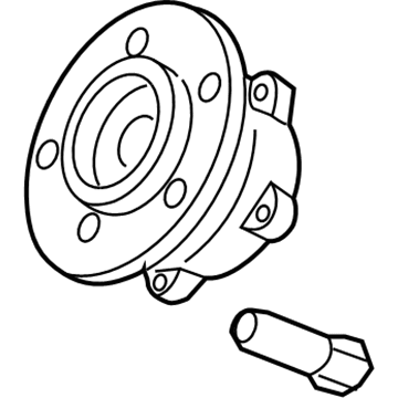 Chevy 13524088 Rear Hub & Bearing