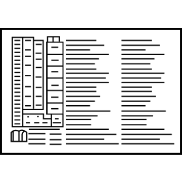 Chevy 42724536 Fuse Box Label