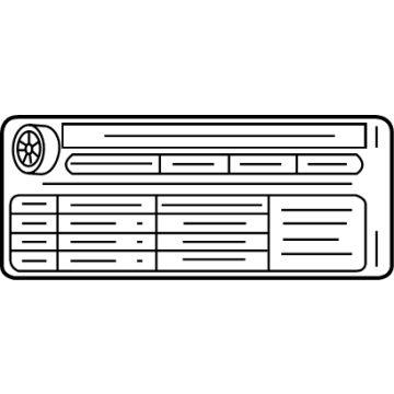 Chevy 42707857 Tire Info Label