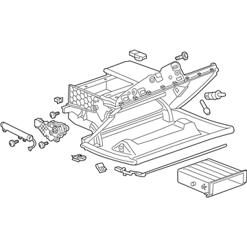 GM 23392283 Compartment Assembly, Instrument Panel *Cashmere E