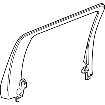 GM 86816627 MOLDING ASM-RR S/D WDO GARN