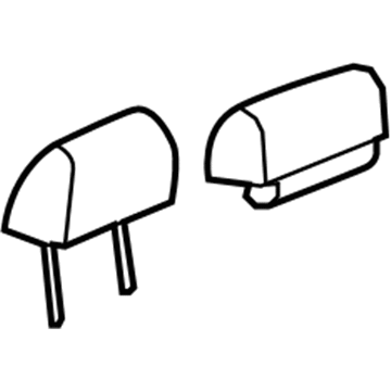 Cadillac 25798348 Headrest