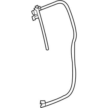 GM 15290821 Weatherstrip Assembly, Rear Side Door