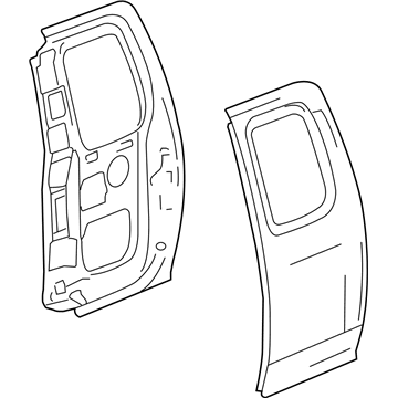 GM 89024112 Door Asm,Rear Side (RH, External Cab)