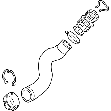 Chevy 84498031 Air Inlet Tube