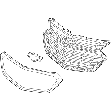 Chevy 84150736 Grille Assembly