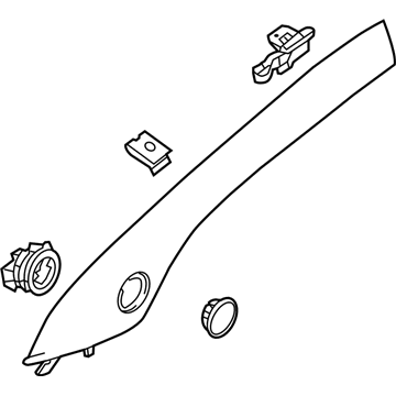 GM 42742651 Molding Assembly, W/S Garn *Lt Opel Greyr