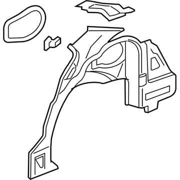 Cadillac 89022979 Outer Wheelhouse