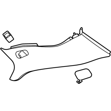 Chevy 42763412 Upper Quarter Trim