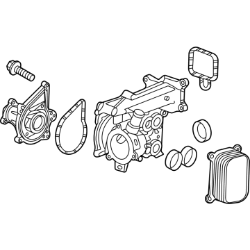 Buick 25204277 Water Pump Assembly