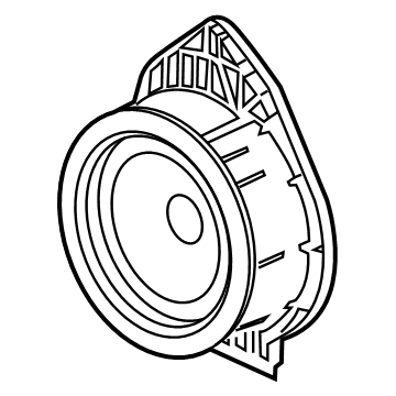 GMC 84664540 Rear Driver Speaker