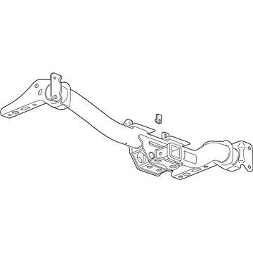 Chevy 87830271 PLATFORM,TRAILER HITCH(PART OF 1)(INCLUDES 4)(7.068)(SERVICEABLE COMPONENT OF PLATFORM PACKAGES)